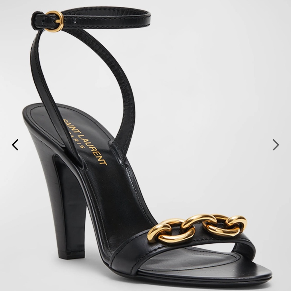 Saint Laurent Maillon Ankle Strap Heels